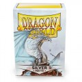 Dragon Shield 100 - Standard Deck Protector Sleeves - Matte Silver