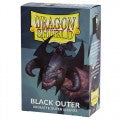 Dragon Shield 100 - Standard Deck Protector Outer Sleeves - Matte Black