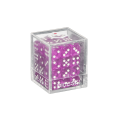 DICESKI - Translucent - 12mm D6 Purple (36 Dice)