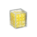DICESKI - Translucent - 12mm D6 Yellow (36 Dice)